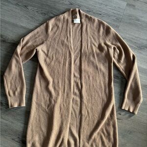 Cyrus Women's Light Brown Cardigan Sweater